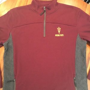 ASU Colosseum Knitted 1/4 Zip Pullover